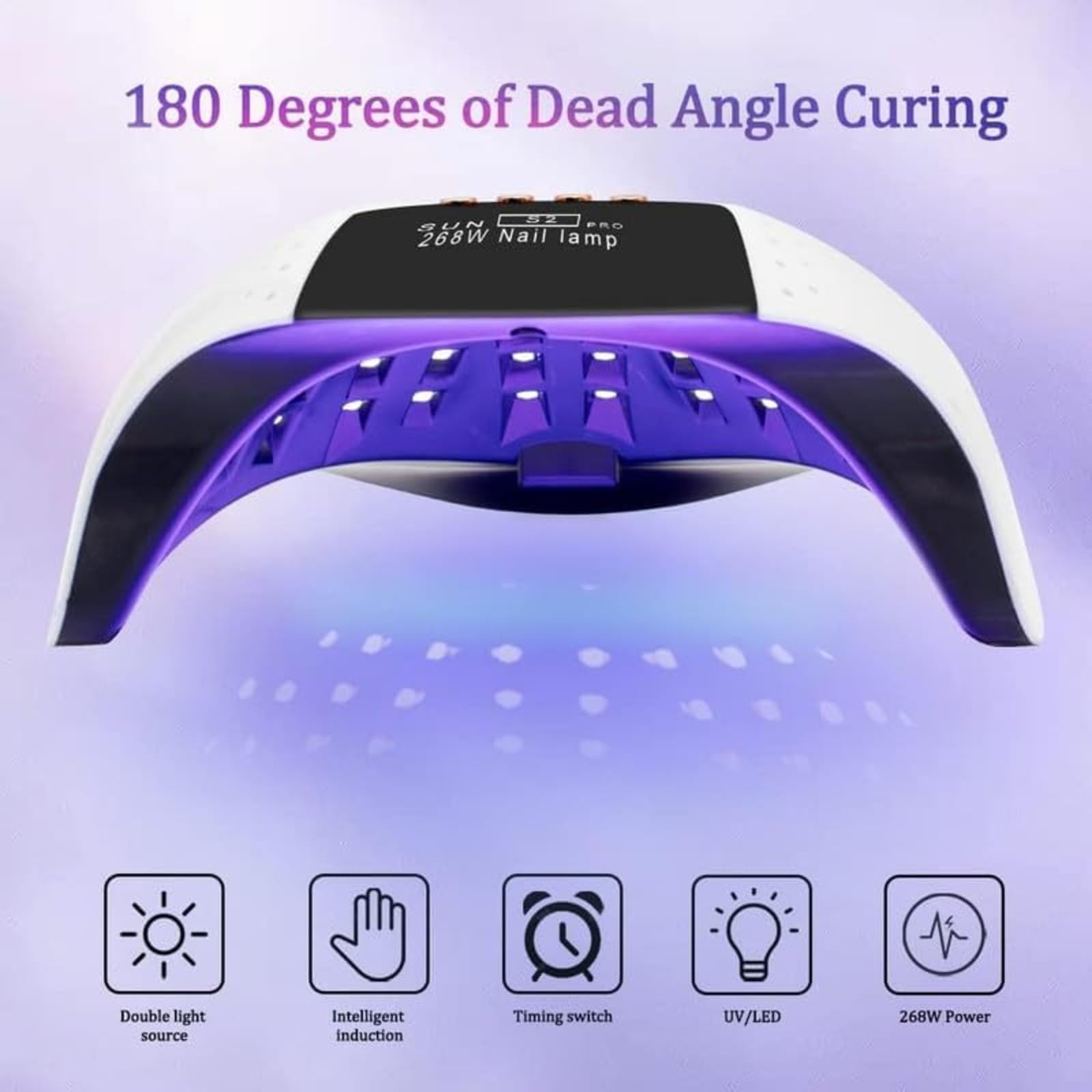 LKE UV LED Nail Lamp - Fast Curing & Auto-Sensor -2 LKE UV LED Nail Lamp - Fast Curing & Auto-Sensor -2