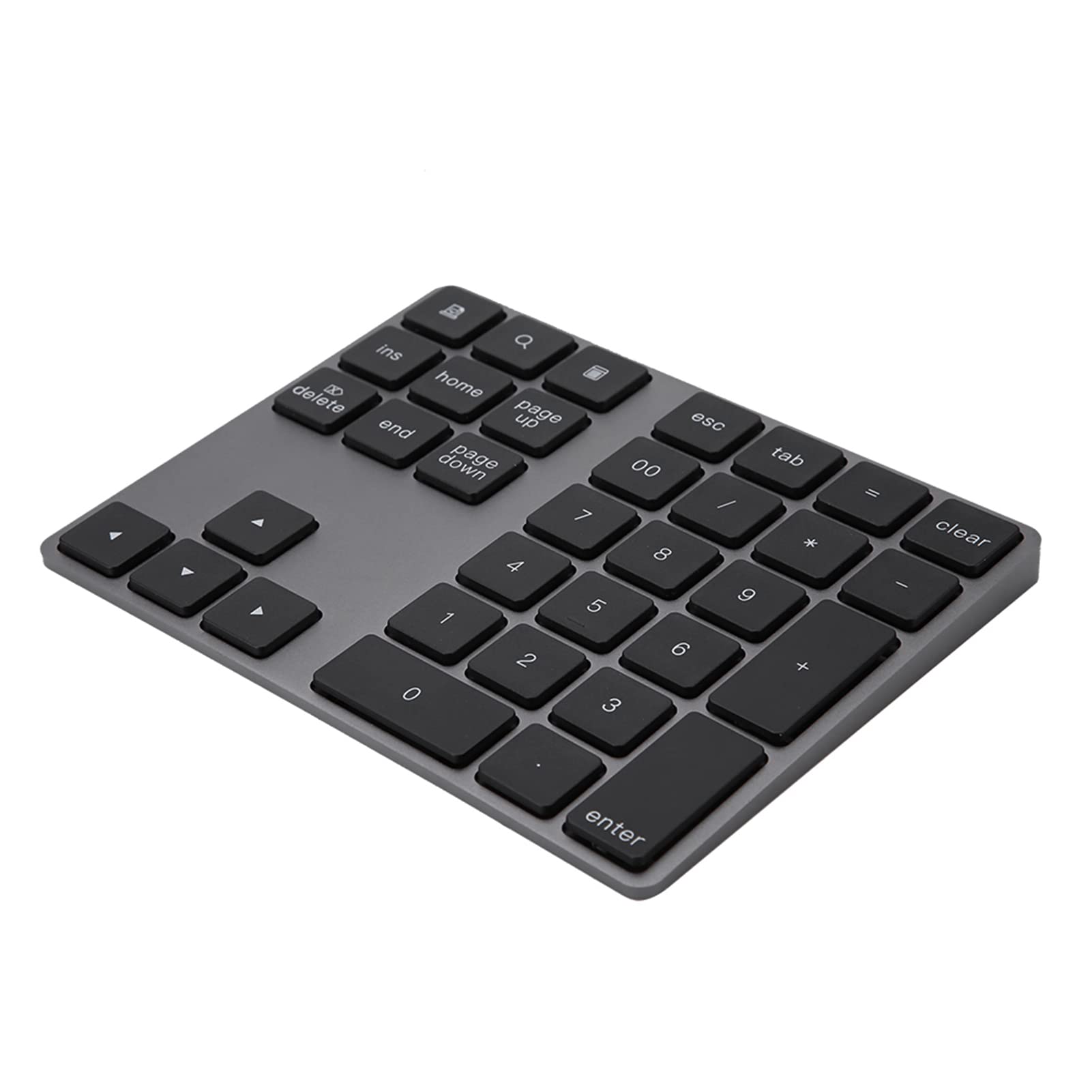 Cryfokt Mini pavé Numérique sans Fil avec 34 Touches, pavé Numérique pour PC, Portable et Léger, Prend en Charge iOS
