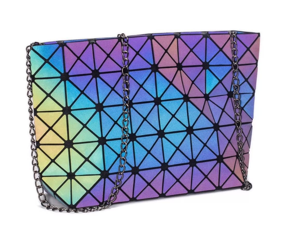 Batcat Holographic Luminous Reflective Luminesk Irredescent Rucksack Womens Sling Bag | Sling Chain Bag (Light Blue(multicolor)) (B0BJKCKKNN) Amazon Price History, Amazon Price Tracker