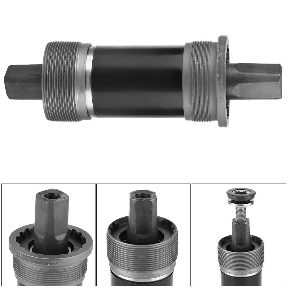 VGEBY1 dolny uchwyt rowerowy, kwadratowy oś otworu rowerowego, otwór w rozmiarze 5 do akcesoriów rowerowych 68 mm