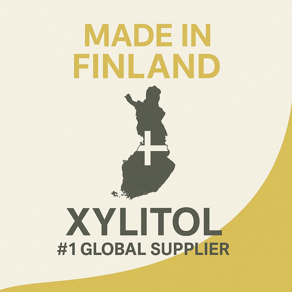 GiDeli Xylit-Zucker 20kg im Eimer - Birkenzucker aus Finnland - Enthält 40% weniger Kalorien als Standard-Süßungsmittel, das so süß wie Zucker ist, aber einen unteren glykämischen Index hat