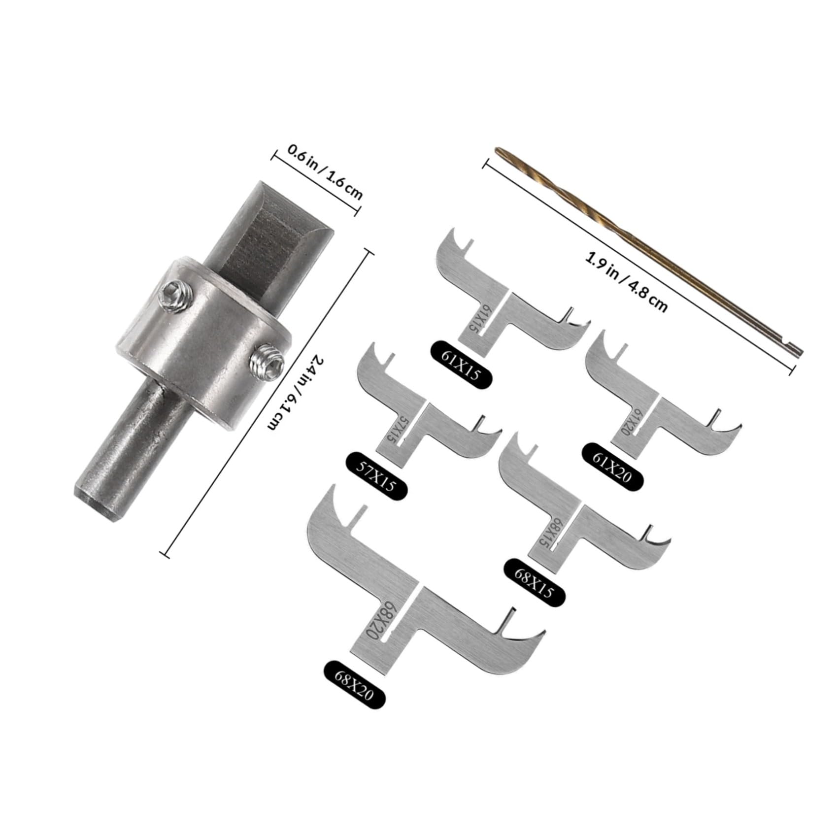 NOLITOY Juego de Fresas para Pulseras de Madera, Broca para Madera Hojas de Anillo, Kit Completo para Fresadora Cnc, Accesorio para Molduras de Carpintería, Herramienta DIY para Hacer