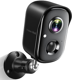 VISION WELL 2K Wireless Outdoor Security Camera: Battery Powered, AI Motion Detection, Color Night Vision, 2-Way Talk, IP65 Waterproof