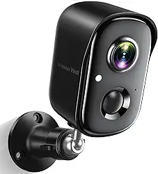 Câmera de Segurança wi-fi Externa Armazenamento na Nuvem/SD, 2K Alimentado por Bateria AI Detecção de Movimento Holofote Sirene Alarme Câmeras de Vigilância e Segurança Interna, Visão Noturna Colorida