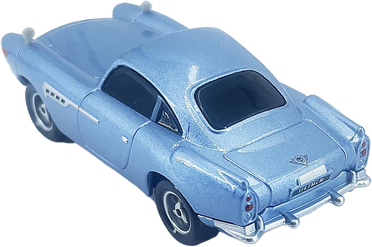 2PCS Metal Mini Toy Car 1:55 Diecast Compact Portable & Collectible Vehicles for 3+ Years Kids Boys Girl Birthday Gift (Blue-Holly)