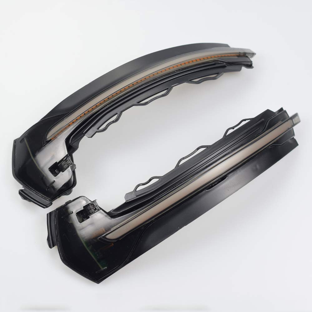1 Par Luces de giro indicadoras intermitentes dinámicas para A-udi A3 8V S3 RS3 2013-2020 (Transparent)