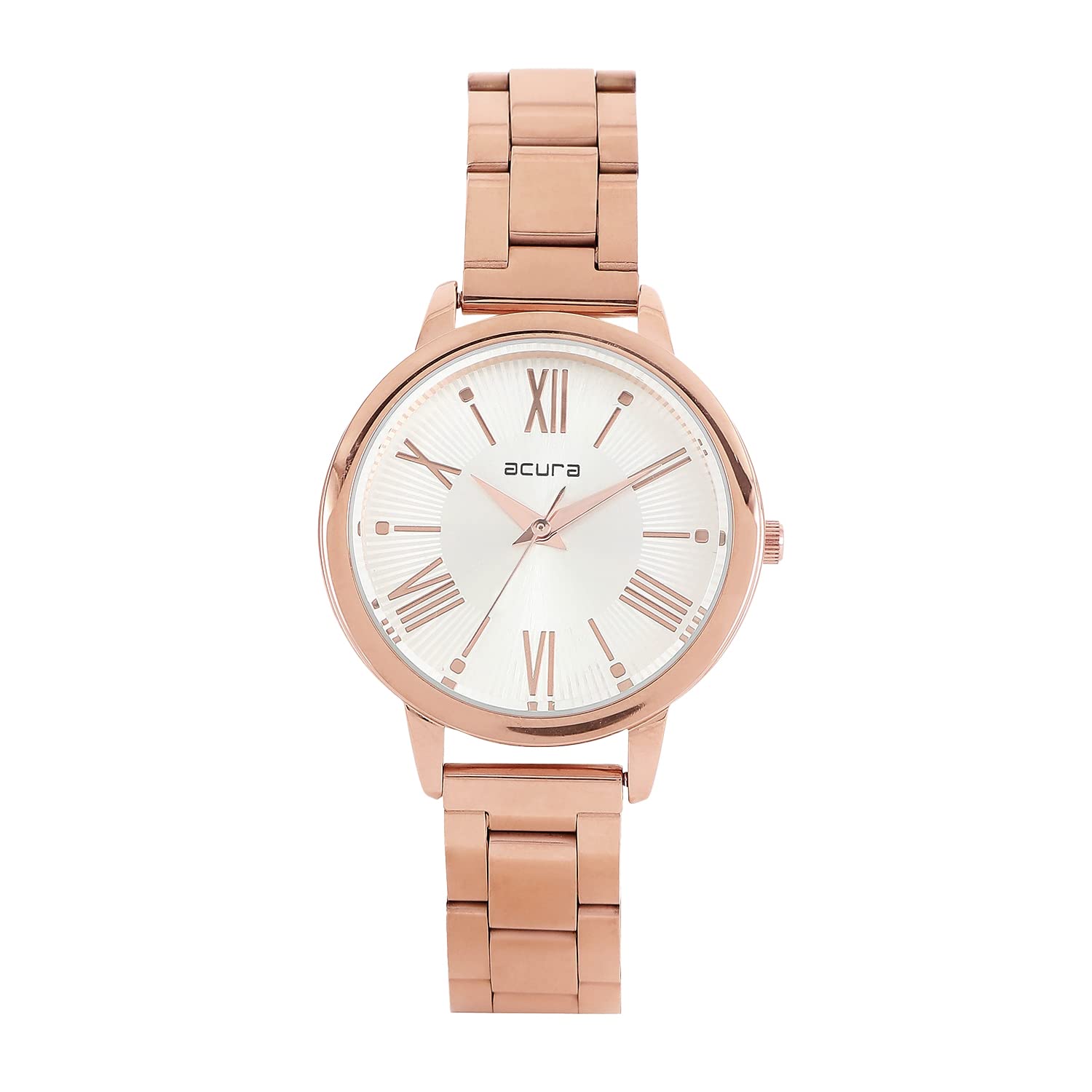 Acura Analog Watch for Women. Classy, Elegant, Stylish Watch. Classic Rose Gold Watch with Round White Dial. (B09SZH7SX9) Amazon Price History, Amazon Price Tracker