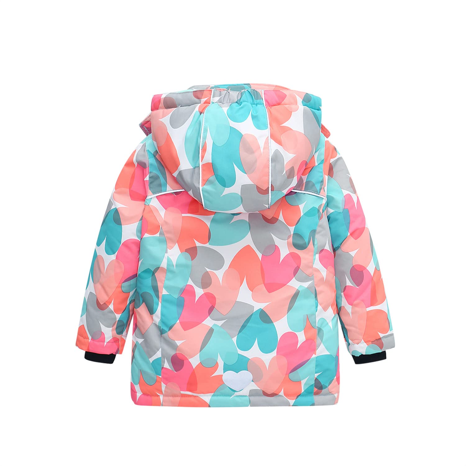 Veste de Ski Garçon Imperméable Vestes d'hiver Chaude Manteau de Ski Fille Coupe-Vent Veste en Polaire Blousons de Ski Enfant Veste de Snowboard Montagne Manteaux de Randonnée Voyage