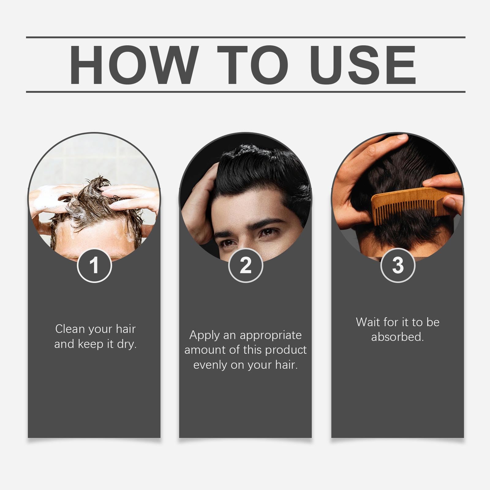 Crema cubrir cabello lápiz corrector raíces natural voluminoso hombres
