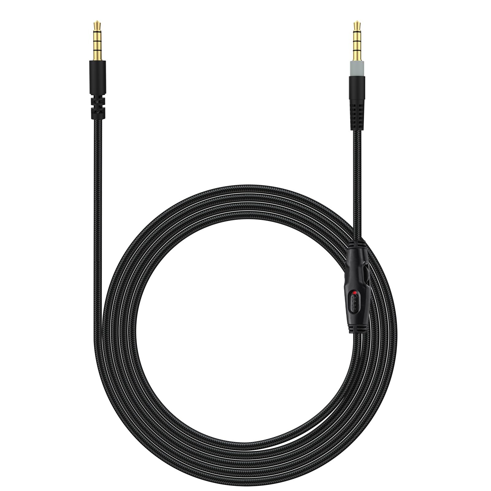 Cloud Alpha Replacement Audio Cable Cord Compatible with Hyperx Cloud Alpha/Cloud Mix Gaming Headsets, Headset Audio Cable with Inline Mute & Volume Control 4.9FT/1.5m (No Mic)-image-15