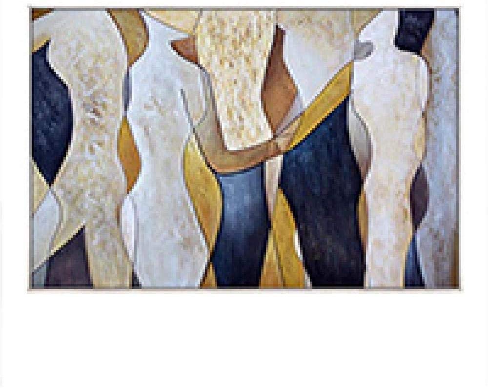 Pittura Ad Olio Dipinto A Mano su Tela Grande Quadro Paesaggistico Amante della Pittura per La Migliore Pittura A Olio Regalo Estratto Tela di Canapa di Art del Salone Dell'Estratto -50X75Cm