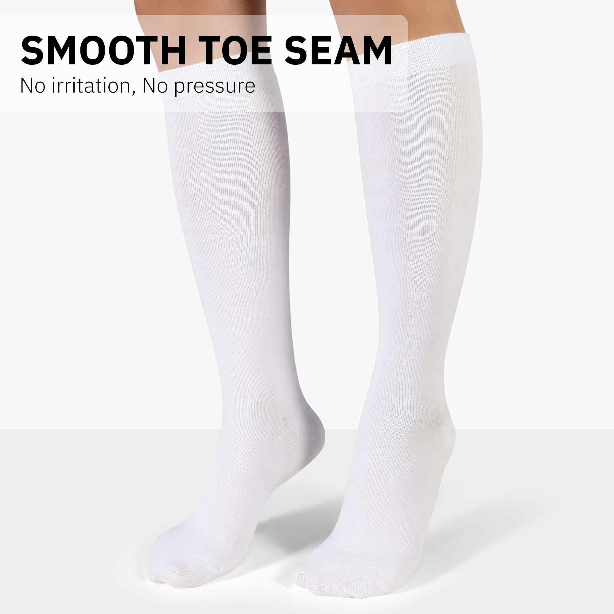 CLOSEMATE Calze al Ginocchio Donna 3 Paia Calzini Cotone Calzettoni Lunghi Lunghe Elastiche