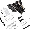 Electric Guitar Bridge Replacement Parts Black 7 Strings Headless Electric Guitar Bridge Brass Base Headless Guitar Bridge Set Color : 6 Strings vibrato