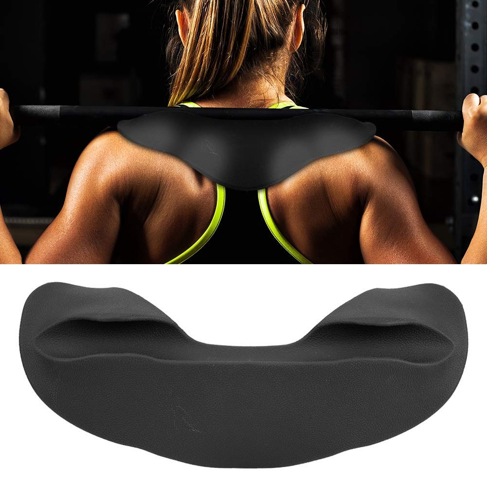 Squat Pad da Bilanciere Collo e Spalle - Supporto per Sollevamento Pesi Palestra Affondi e Spinte dell'Anca (Nero)