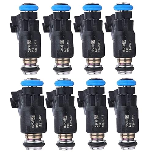 GzYcsFocusqp 8 Pcs Car gasoline injector Compatible for 2010-2013 GMC Sierra 2500 HD Chevrolet Silverado 2500 HD 6.0L-V8 12613412