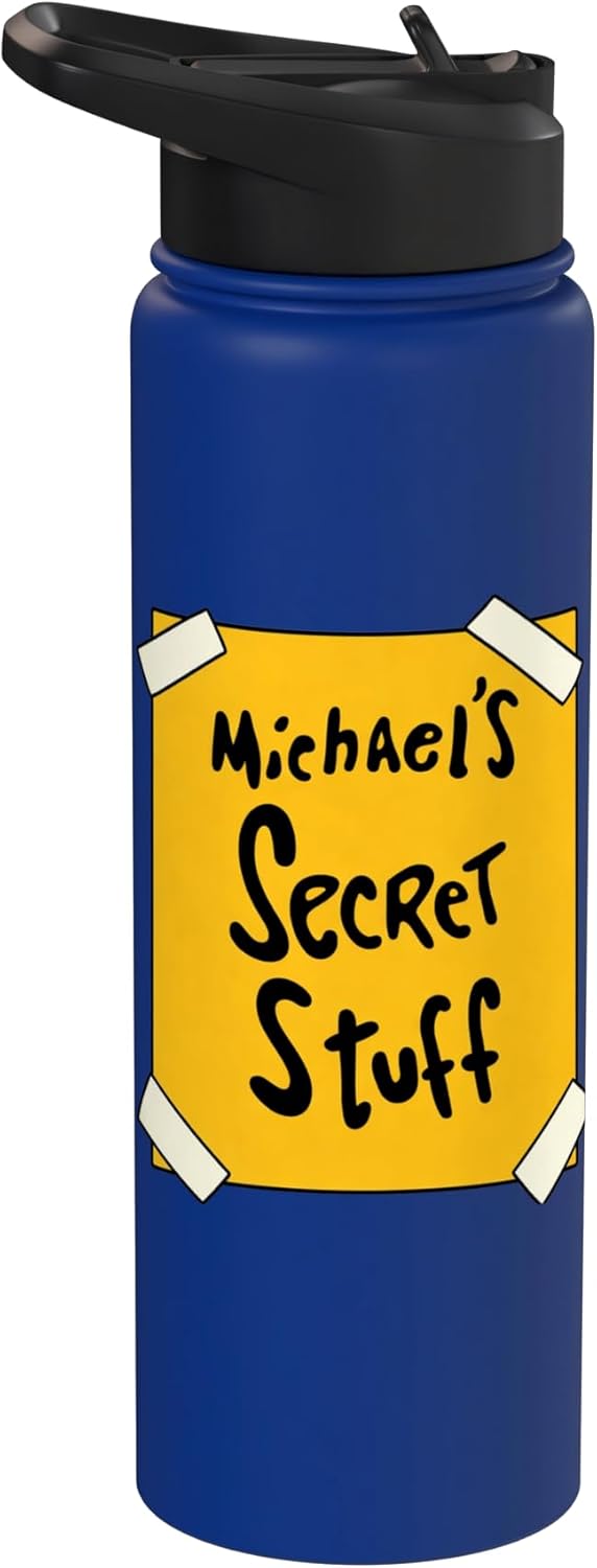 Michael Secret Stuff Stainless Steel Insulated Water Bottle