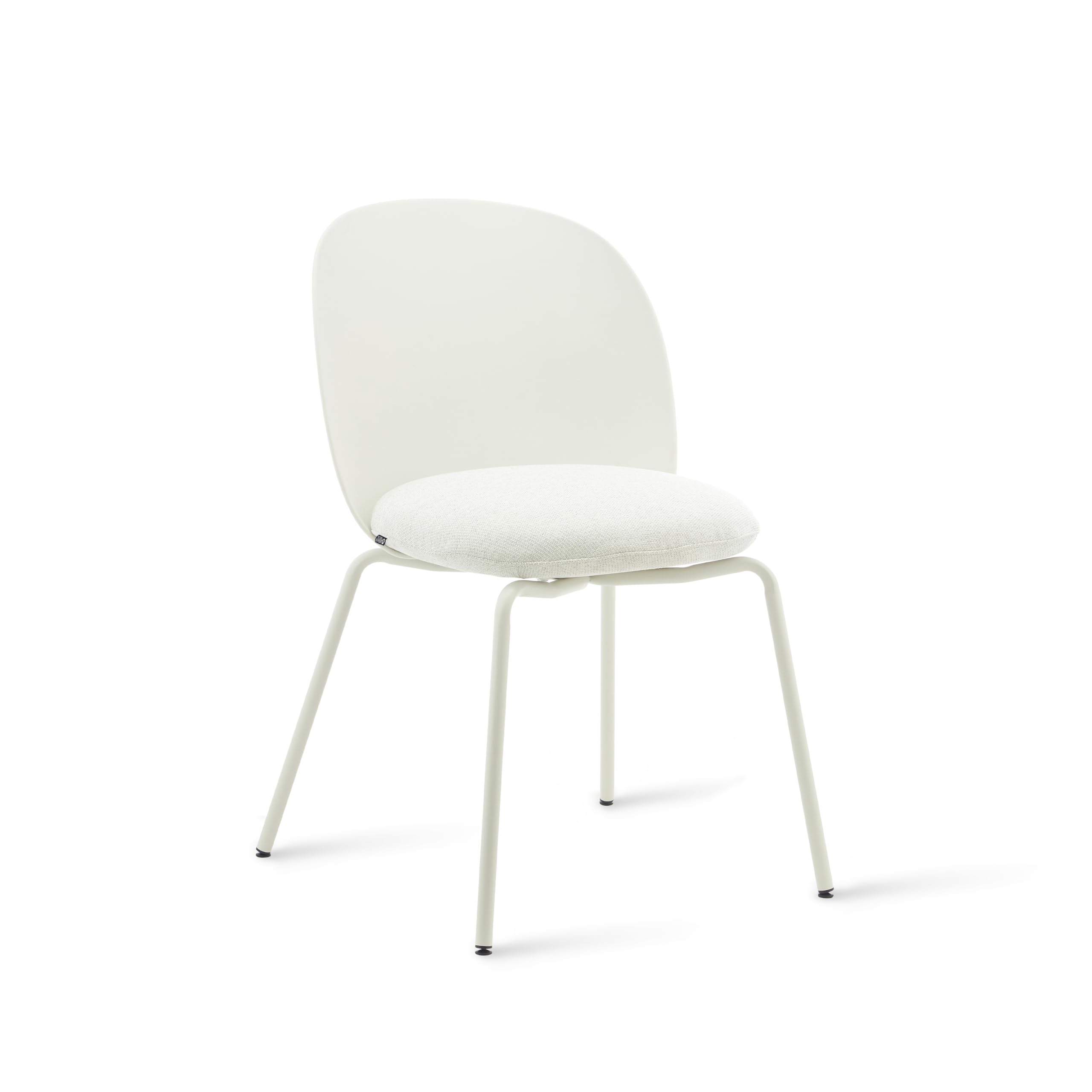 MOBILI FIVER, Sillas Marzia, Set de 4, Blanco, Polipropileno, Silla por Salon