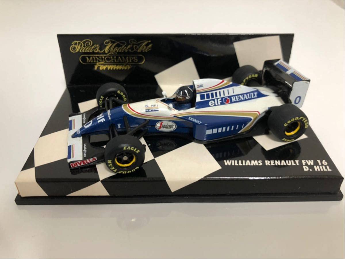 MINICHAMPS ミニチャンプス WILLIAMS FW16 ミニチャンプス 1/18 ウィリアムズ ルノー FW16 A.セナ 【箱なし