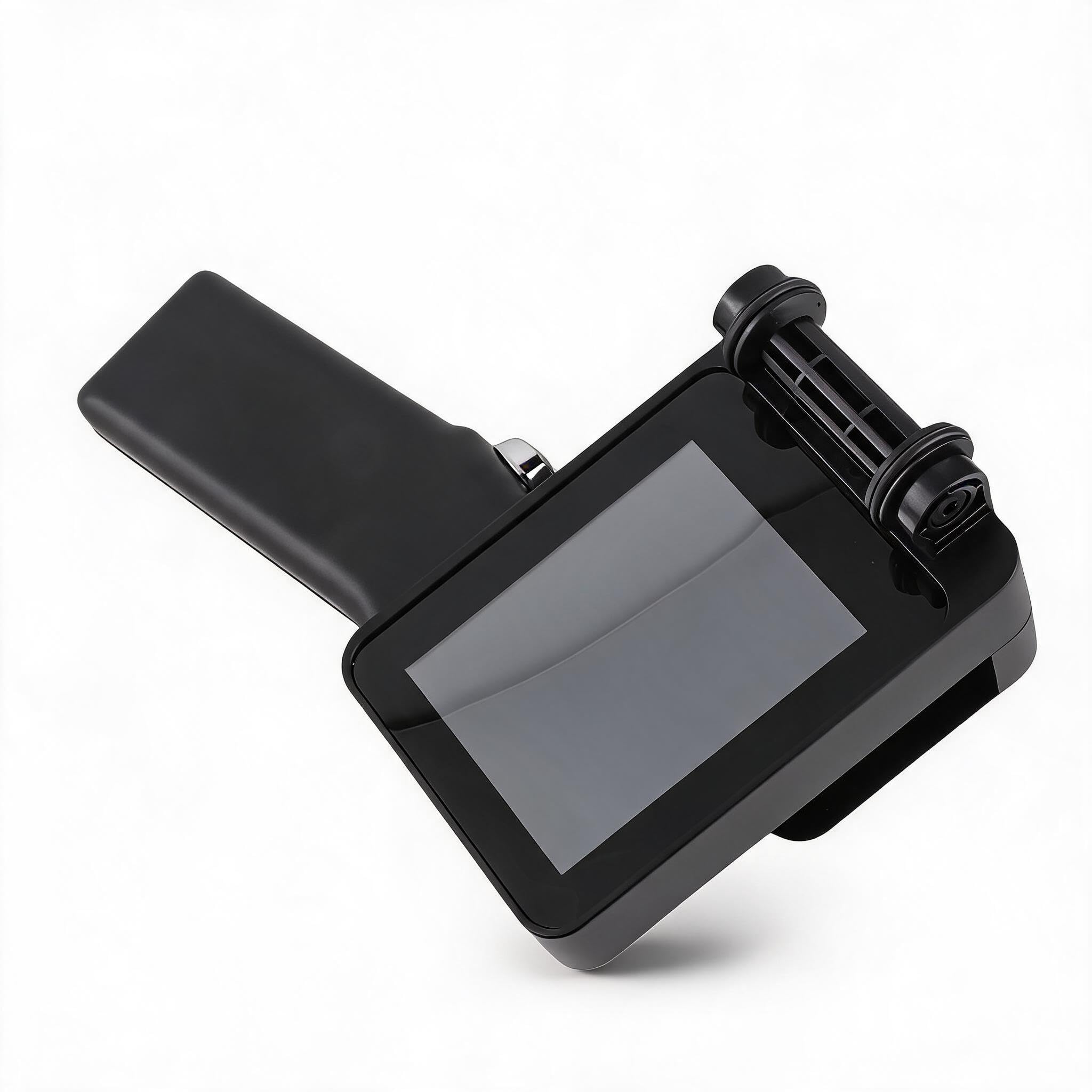 Handheld Inkjet Drucker, Tragbarer Mini Inkjet Drucker Gun mit 4,3-Zoll HD Touchscreen, N6 ohne Patrone, 12,7 mm Druckbreite für QR-Code Barcode auf Papier Metall Kunststoff