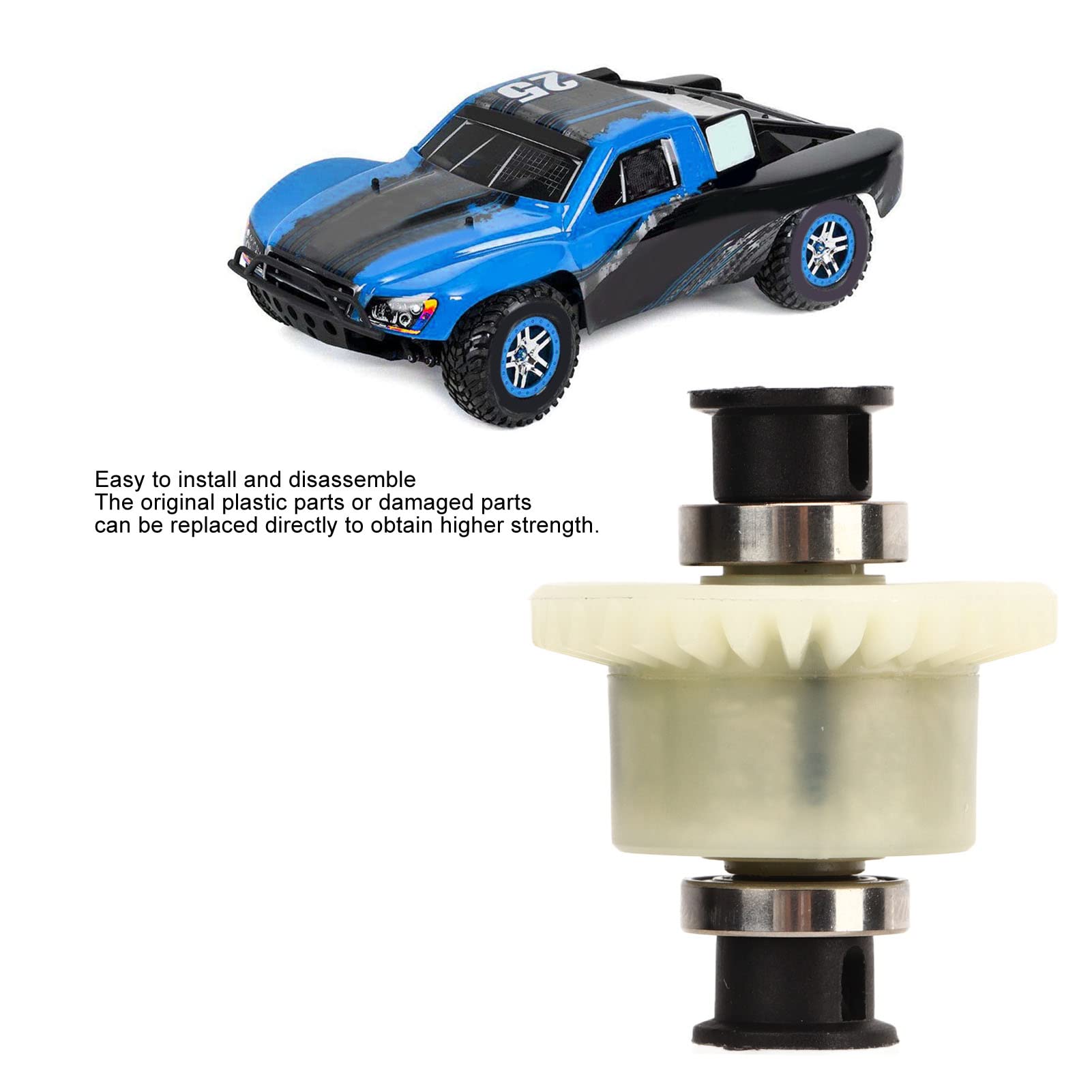Engrenage Différentiel Acier RiToEasysports – Pièce Rechange RC SCY 16101 16102 16103 16201 1/16, Performances Boostées