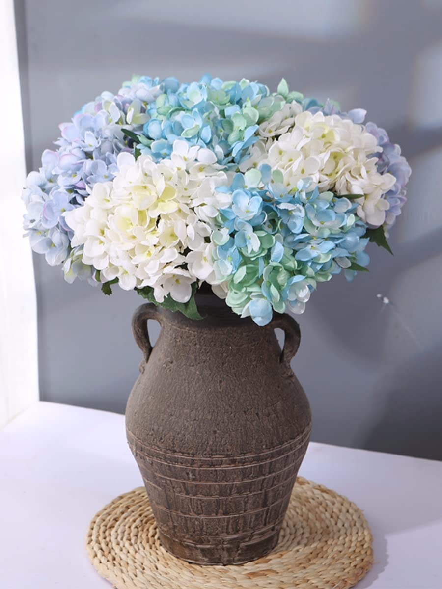 Amazon.de: TONZN 6 Gabeln Knstliche Mini-Hortensie, Hochzeit, Hausgarten,  Staubblatt, Blumenkasten, Bastelbedarf, Auto-Corsage, Dekoration,  Blumenstrau (Color : Dark Blue) (Pink)