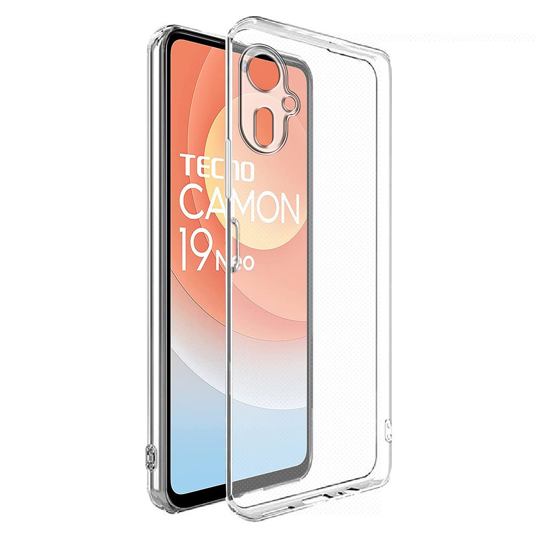 Amazon Brand- Solimo Basic Case for Tecno Camon 19 Neo 4G (Thermoplastic Polyurethane_Clear) (B0BHV1Z9HP) Amazon Price History, Amazon Price Tracker