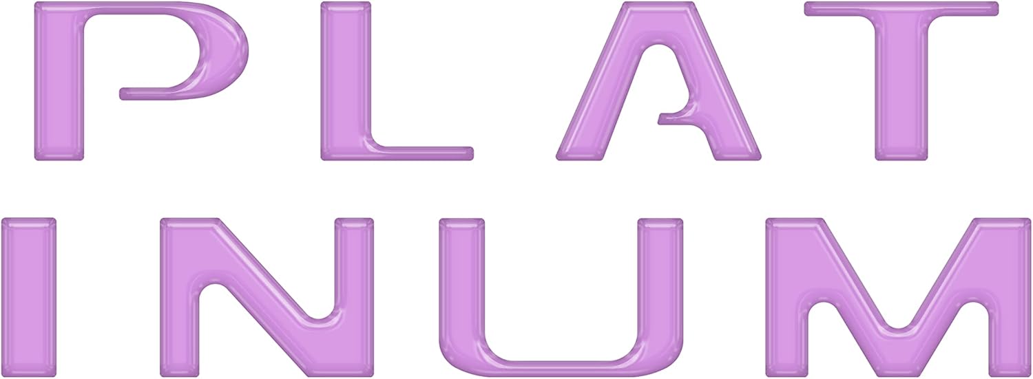 Platinum Tailgate Letter Decal Inserts - Compatible with 2021-2023 Ford F-150