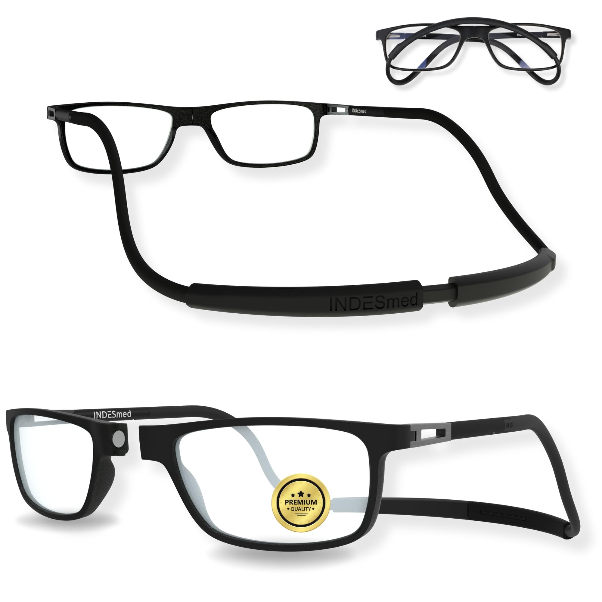 2.0 Lunettes de lecture magnétiques bicolores (4 paires) - Achat / Vente lunettes de lecture - Soldes