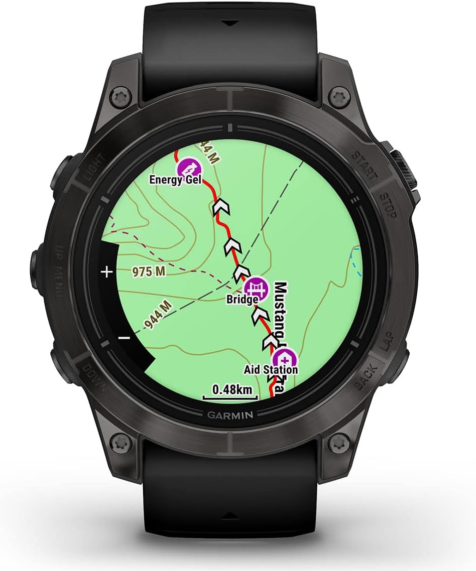 PlayBetter Garmin epix Pro (Gen 2) Sapphire (Carbon Gray DLC/Black, 47mm) GPS Outdoor Watch Bundle - AMOLED Display & Built-in Flashlight - Includes Screen Protectors & Portable Charger