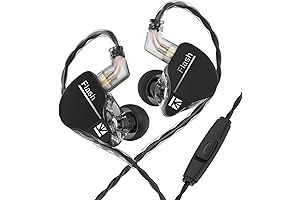 KBEAR Flash in Ears Earphones | Monitor Headphones | 1BA+1DD Hybrid Driver HiFi Stereo IEMs