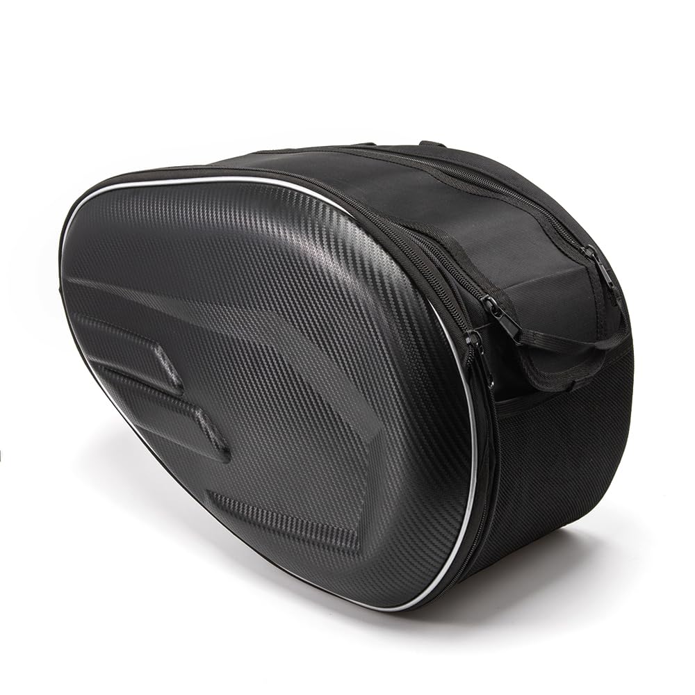 Bolsas laterales para motocicleta 36 L-58 L alforjas para moto impermeables bolsa trasera moto