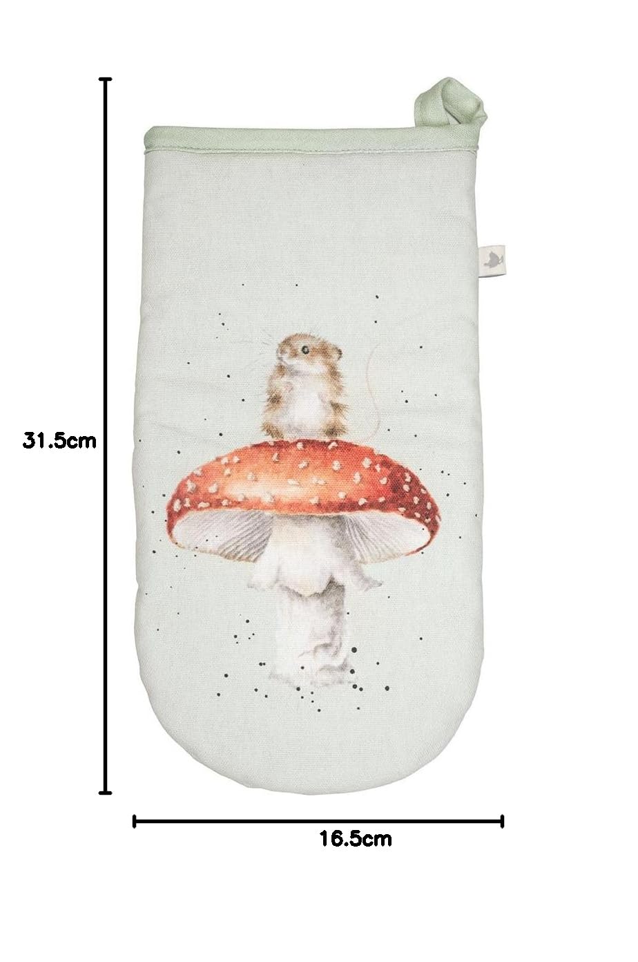 Wrendale Designs Guanto da forno singolo Garden Friends Mouse