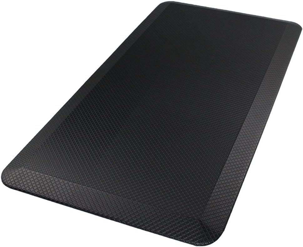 Baltic Living Anti fatigue Mat | Standing Desk Floor Mat | Premium Quality Waterproof Black Large Anti-Slip Mat Anti-fatigue Pressure Relief Mat 100 CM x 51 CM