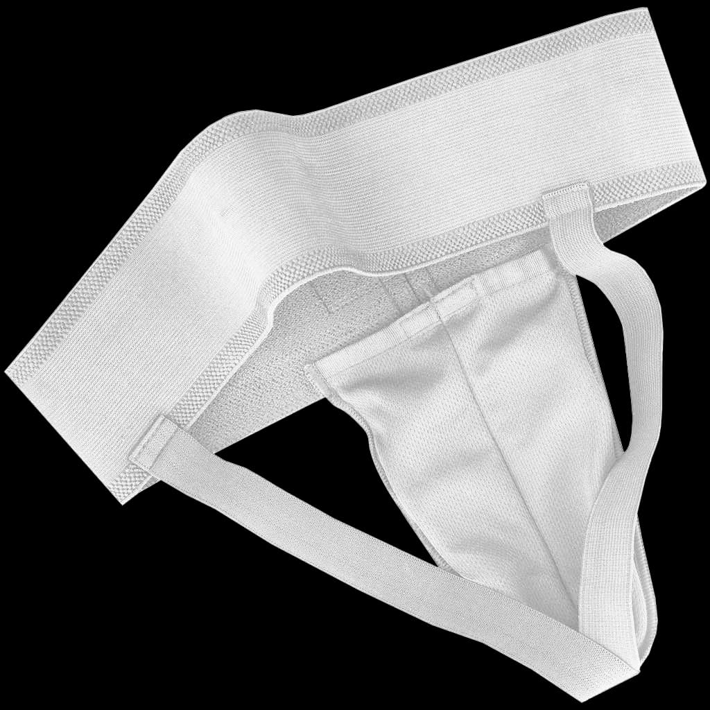 Protector de ingle de boxeo ajustable absorbente del sudor ventilado para hombre taekwondo karate BJJ