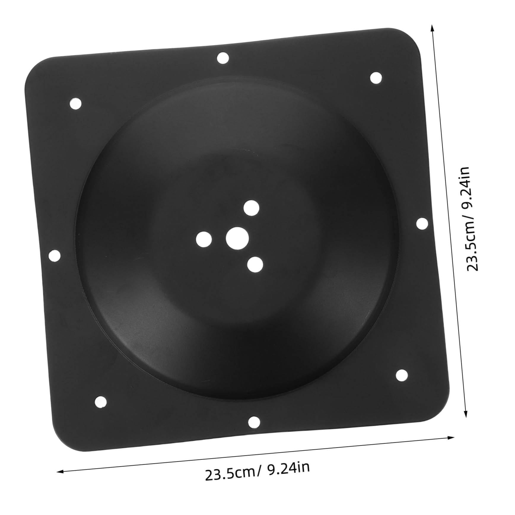 Mikinona Heavy Duty Iron Table Leg Connector Cast Iron Fixators for Furniture Legs Easy Install Mounting Plates Repair