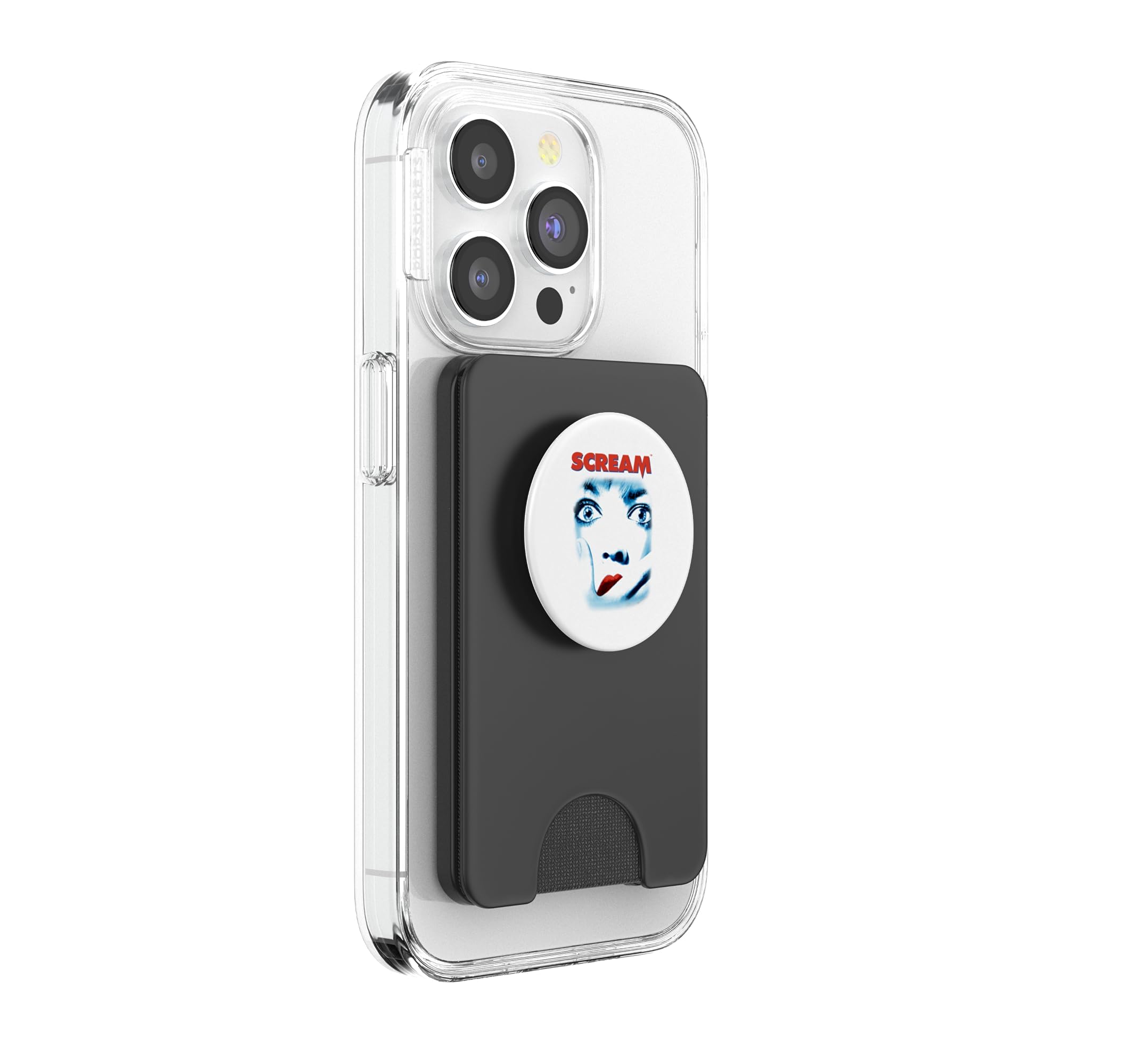 Scream Official Ghostface Classic Slasher - Película de Terror PopSockets PopWallet para MagSafe