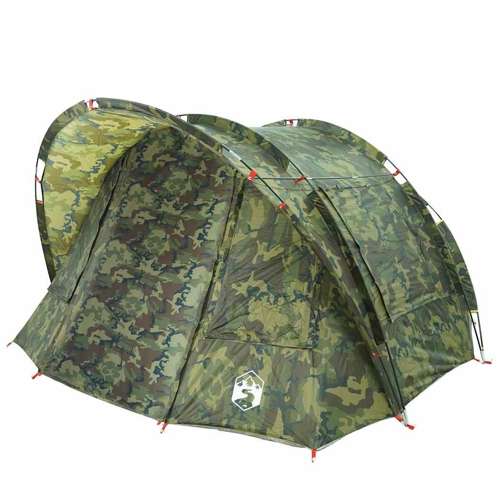 Tenda da pesca per 2 persone, modello mimetico, impermeabile, 330 x 315 x 176 cm, per campeggio, attività all'aperto, con protezione UV, leggera, portatile, per pesca e spiaggia