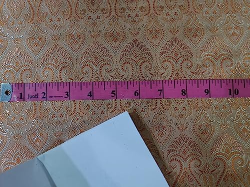 Tissu brocart de soie précieux d'exception pour robe de soirée de luxe