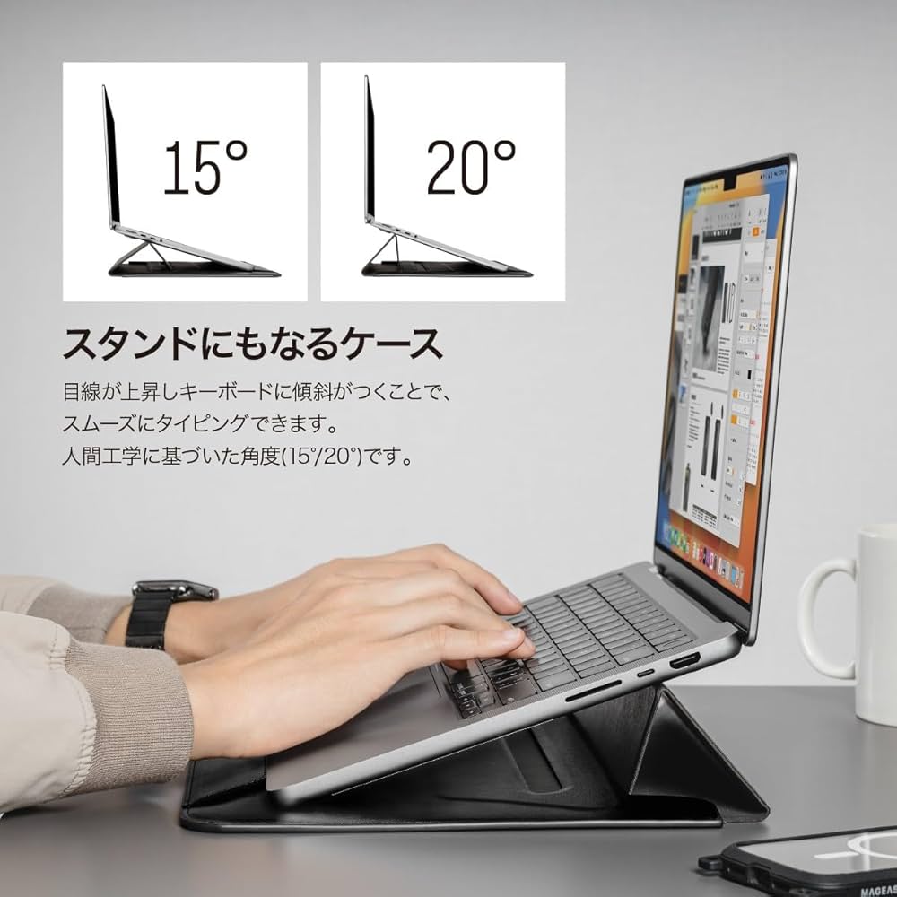 新品 【MagEasy】 ノートパソコン 13インチ - 14インチ 対応 ケー Amazon.co.jp: 【MagEasy】 ノートパソコン 13インチ - 14インチ