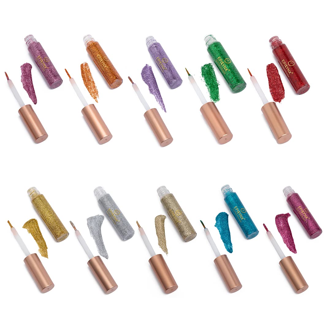 EPILYNX Hypoallergenic Eyeliner, Glitter Liquid Eyeliner I