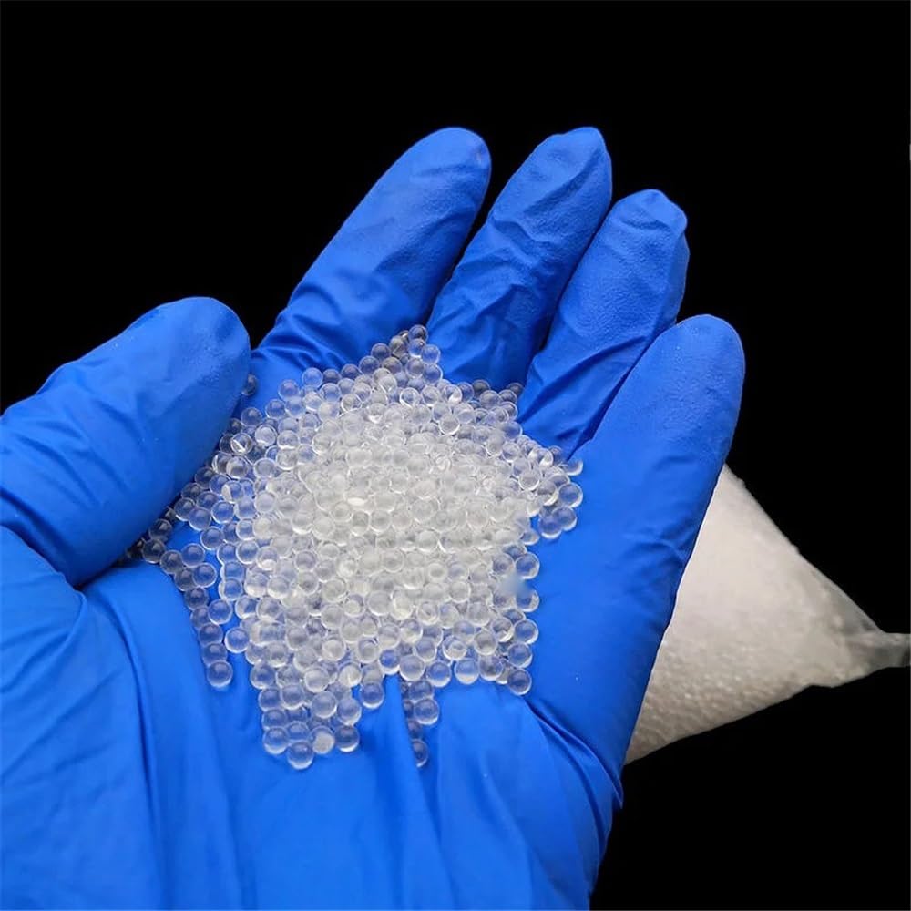 500 g/sac de microbilles de verre for expériences de broyage, de pulvérisation et de chauffage en laboratoire(0.4-0.6mm)