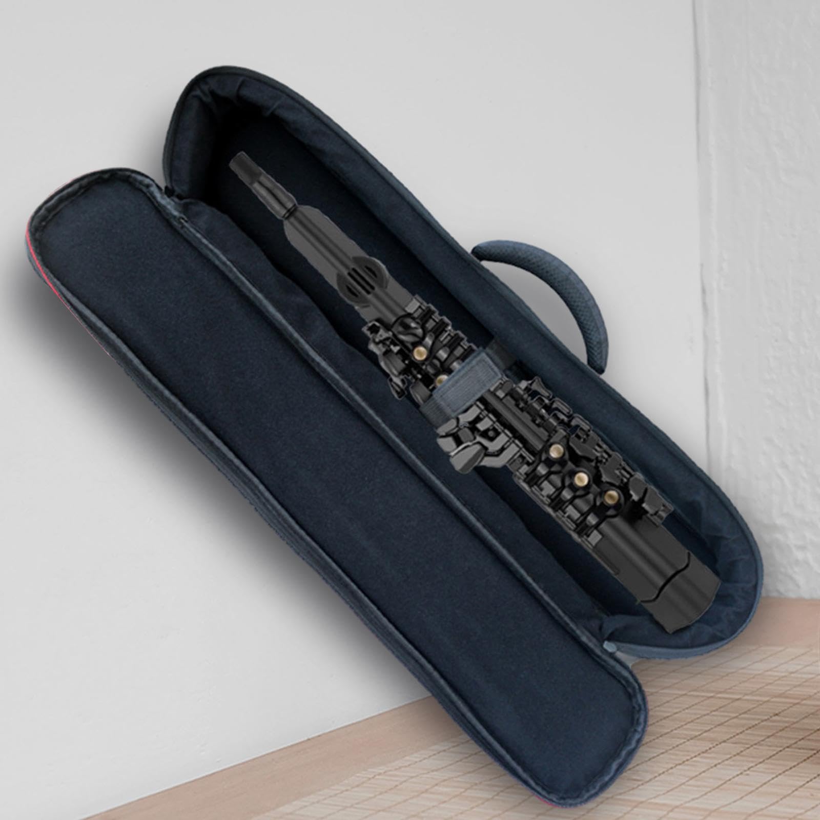 Generic Gigbag pour Saxophone Sax Gig Bag avec Sangle 60cm de Long Zippé Étui pour Saxo étui Portable