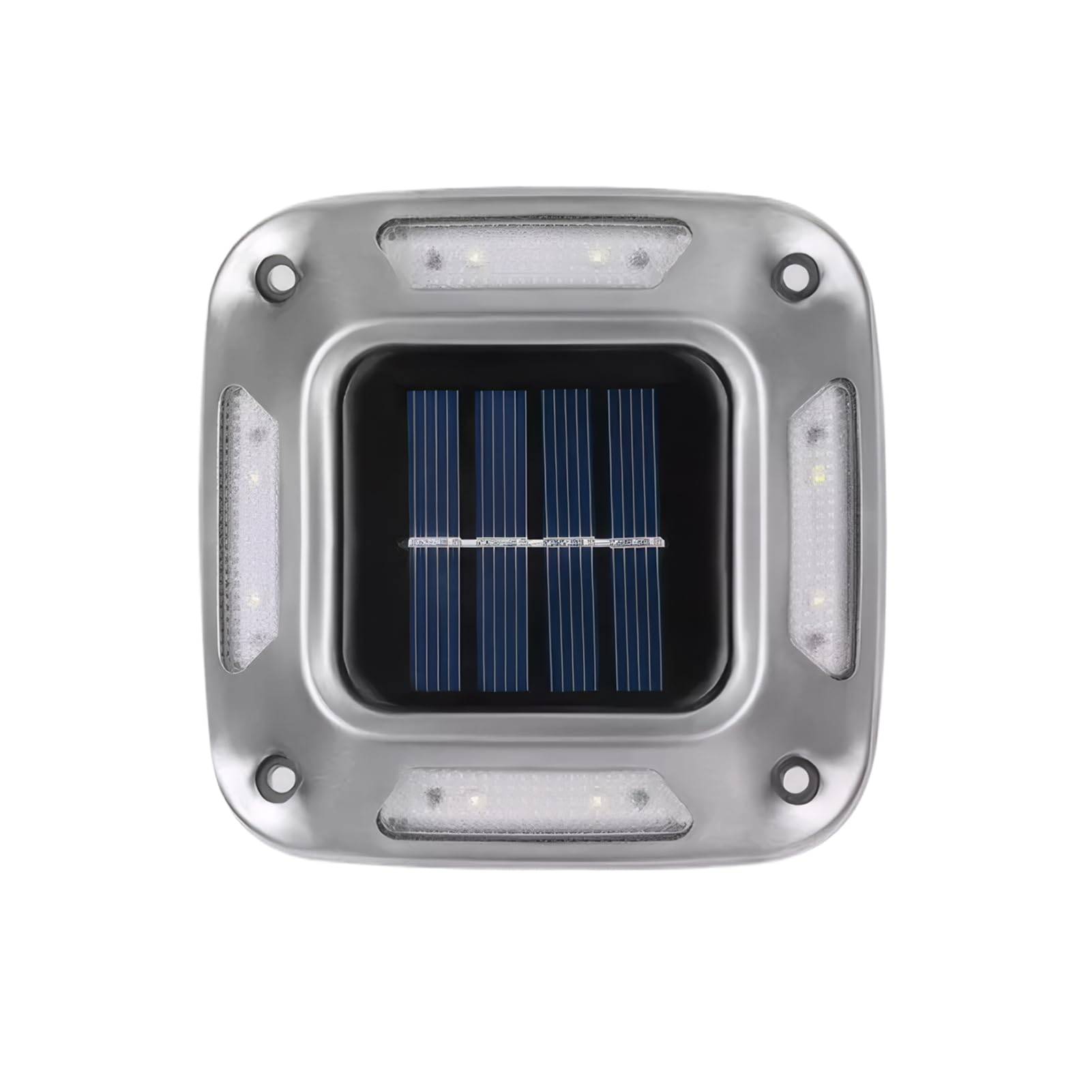 TWISAXC Stable and Durable Solar Underground Light Garden Wall Lights Outdoor Camping Lights Outdoor Solar Step, White Light, 1pc