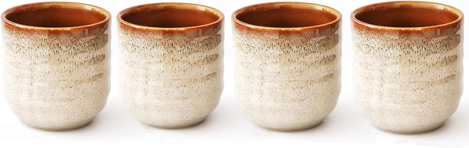 Tasse à maté en céramique crème idéale pour infuser et savourer vos boissons chaudes