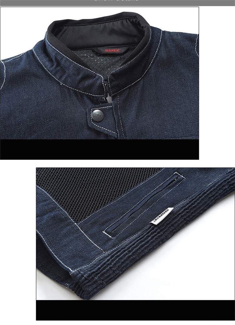 Amazon | しせい バイクジャケット デニムジャケット