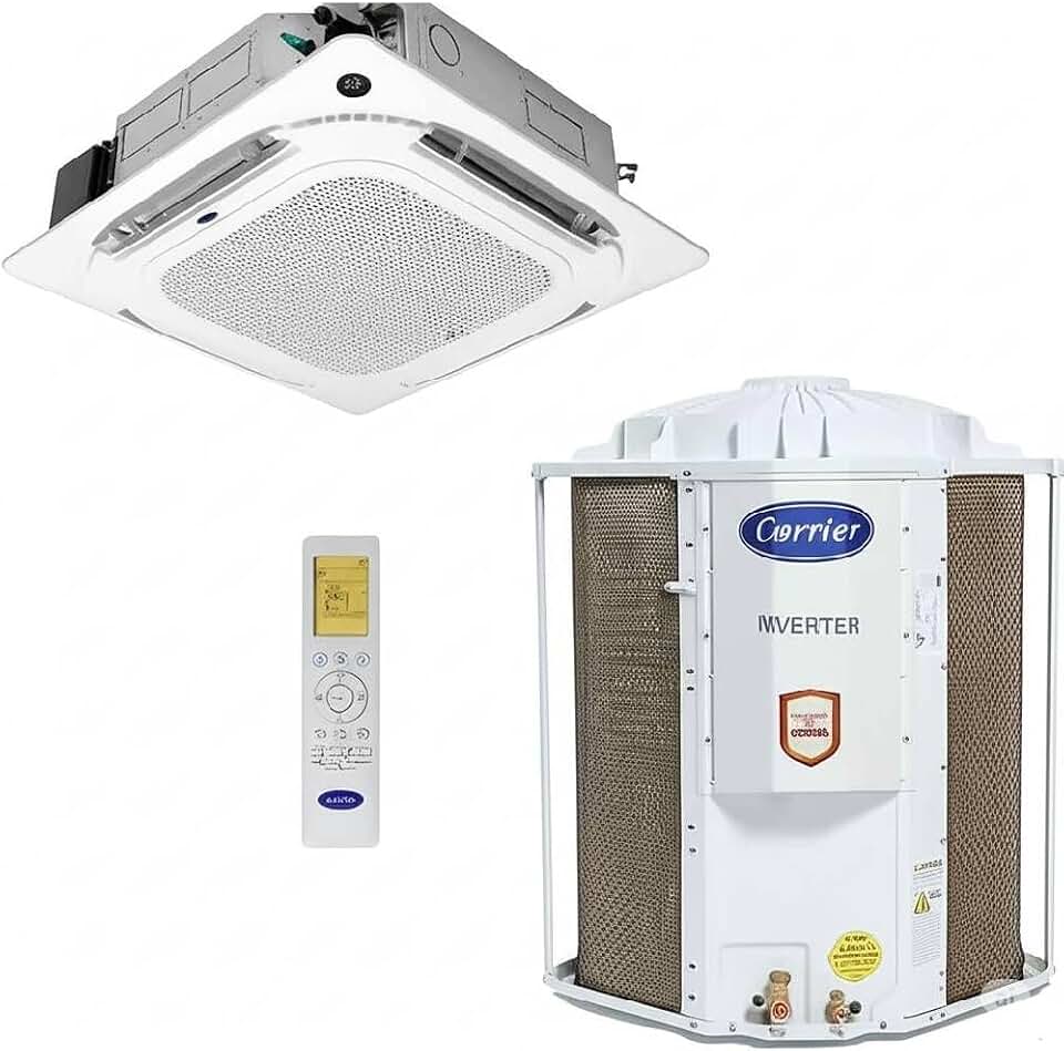 Ar Condicionado Split Inverter Cassete Carrier 4 Vias 36000 Btu Frio 220V (38CCVE36515MC)