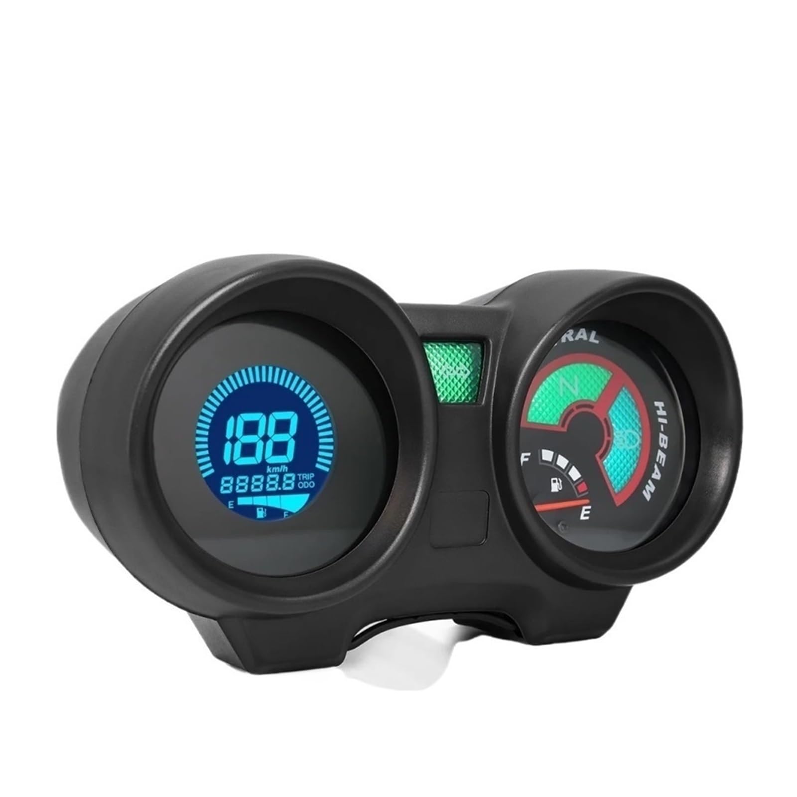 Cuadro de instrumentos de moto Para Brasil para TITAN 150 Para CG150 2004-2009 Fan150 Medidor de tablero digital para motocicleta con retroiluminación 7 colores