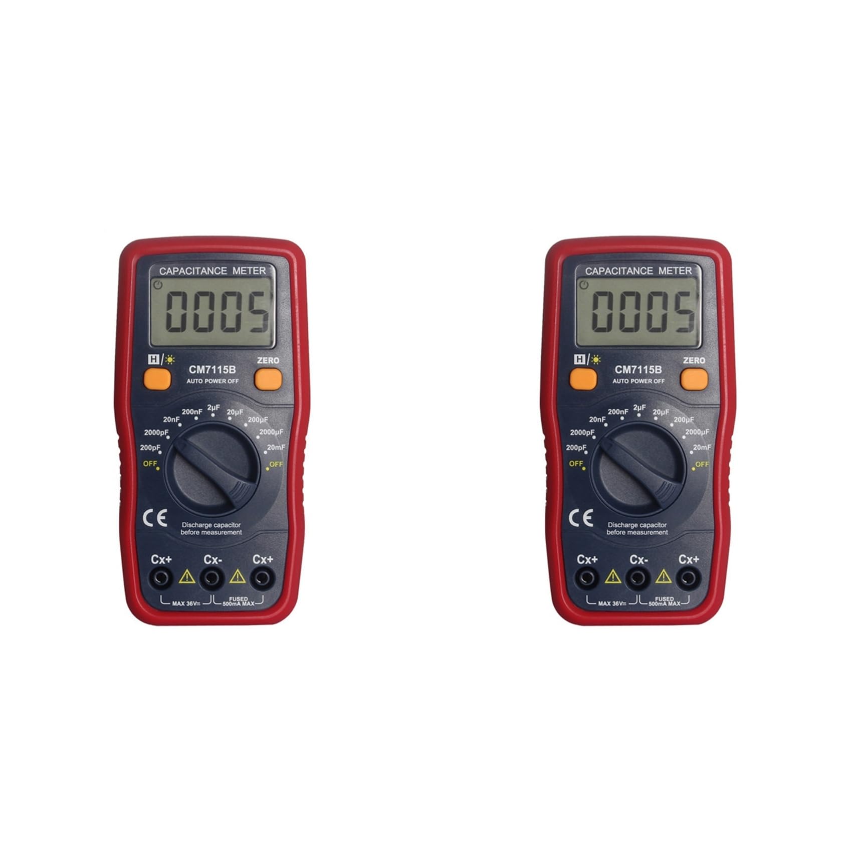 Jnchdghwa As Shown 2X Cm7115b Capacitance Meter Digital Multimeter Lcd Display Measurement Tool,Cm-7115A Upgrade