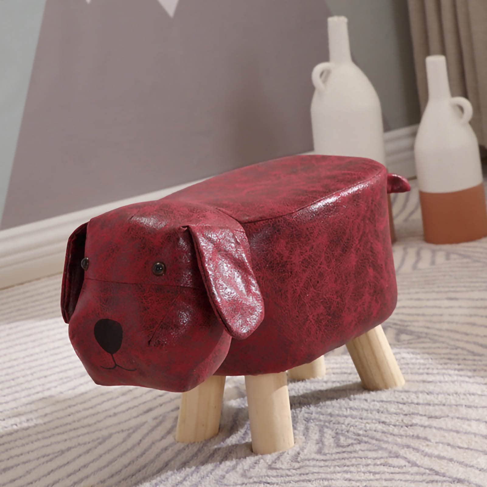 Tabouret bas en bois enfants pour la maison et la maternelle