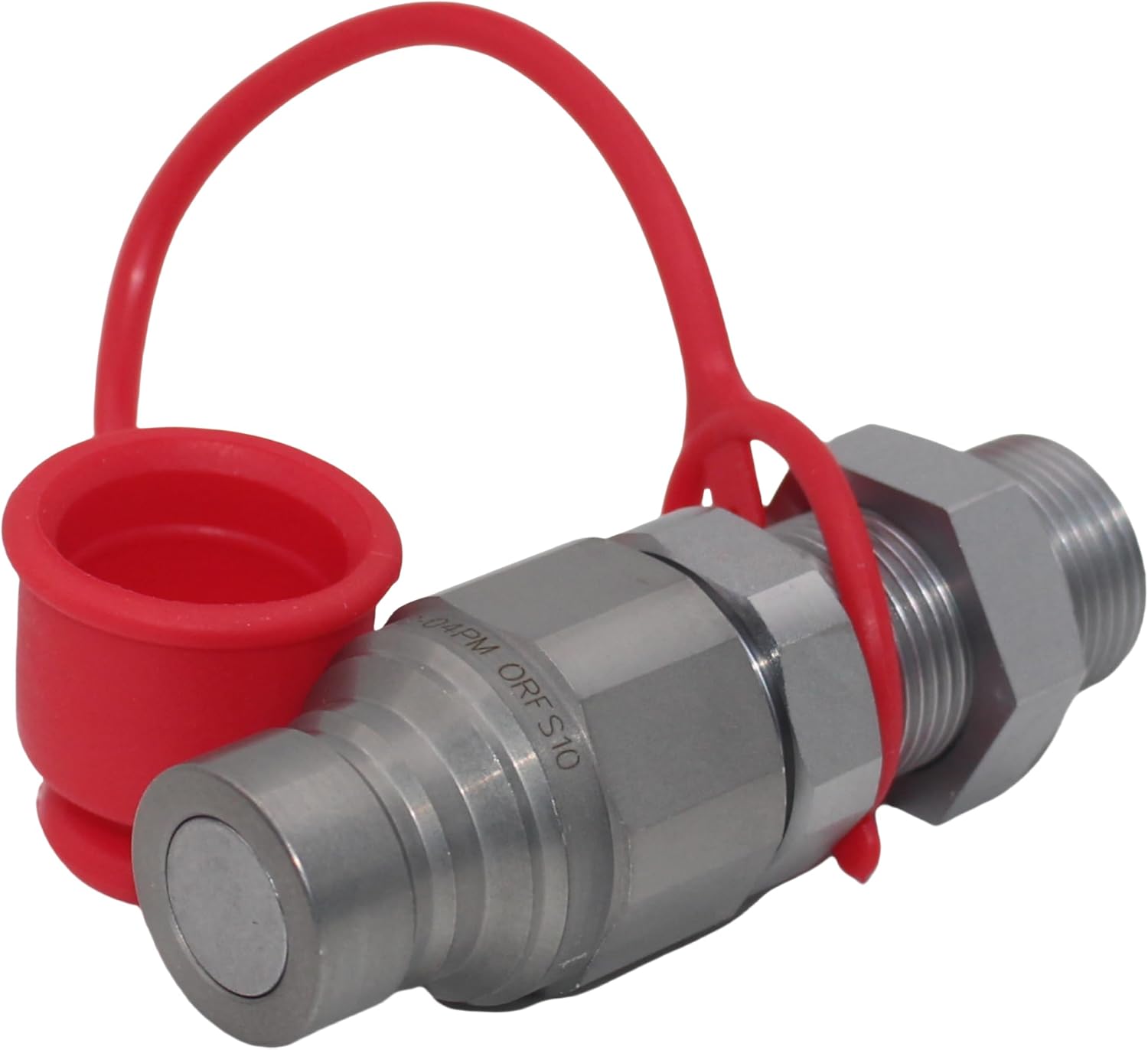 Flat Face Hydraulic Quick Connect Couplers 1/2'' Body 5/8'' ORFS, Hydraulic Quick Disconnect #10 ORFS Bulkhead Skid Steer Mount ISO16028